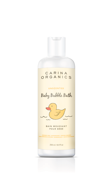 Baby Bubble Bath (Unscented) - Carina Organics
