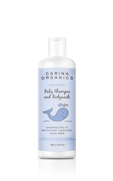 Baby Shampoo & Body Wash (Unscented) - Carina Organics
