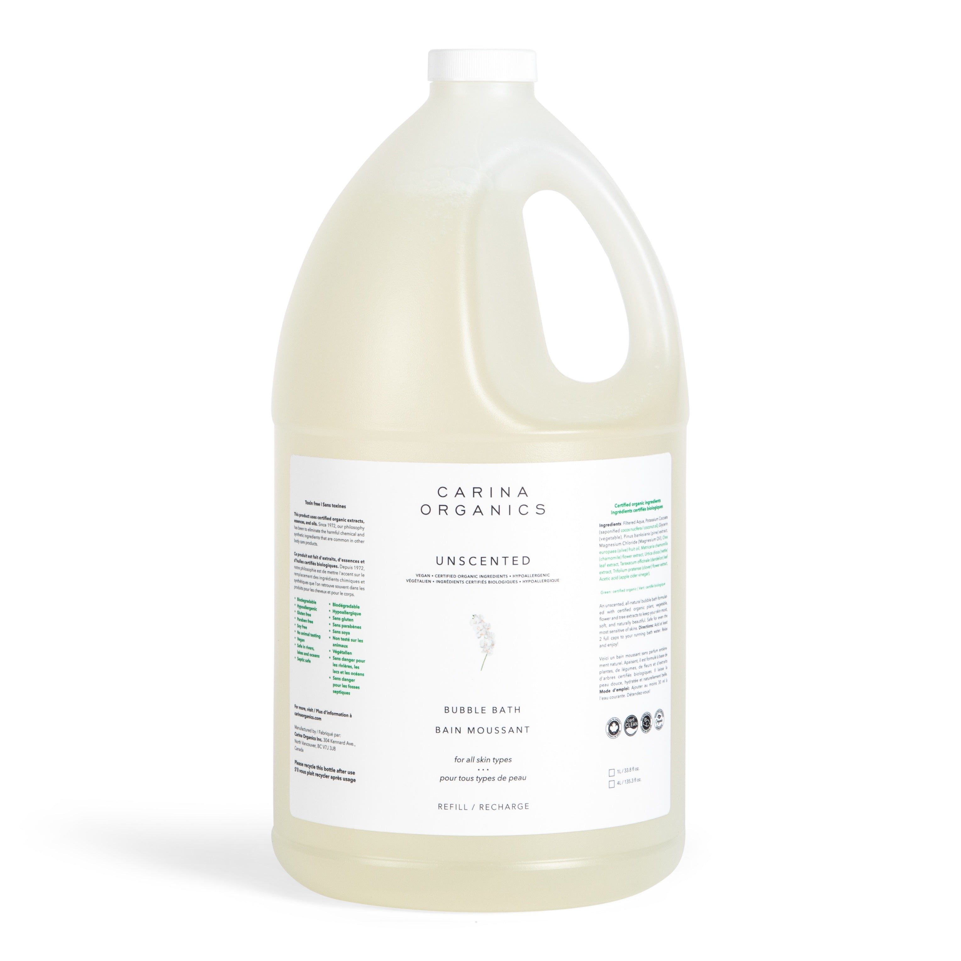 Unscented Bubble Bath