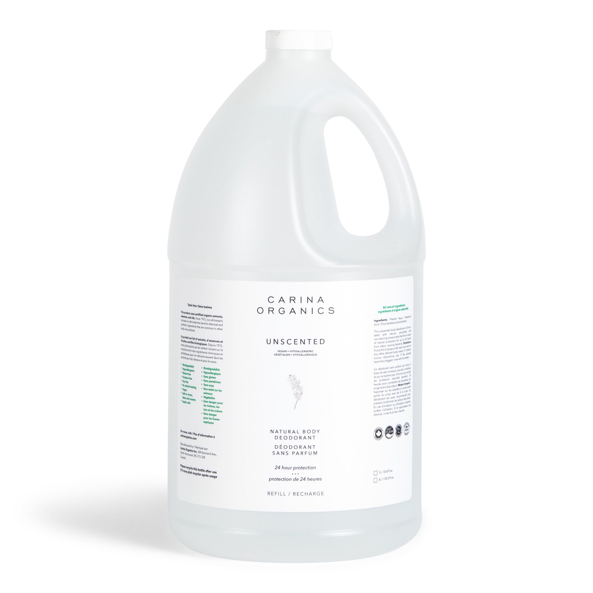 Unscented Body Deodorant