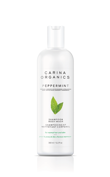 Peppermint Shampoo and Body Wash - Carina Organics
