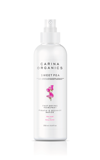Sweet Pea Fast Drying Hairspray - Carina Organics
