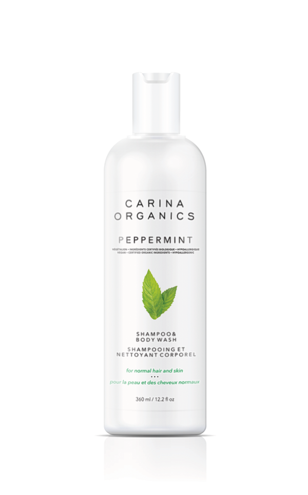 Peppermint Shampoo and Body Wash - Carina Organics
