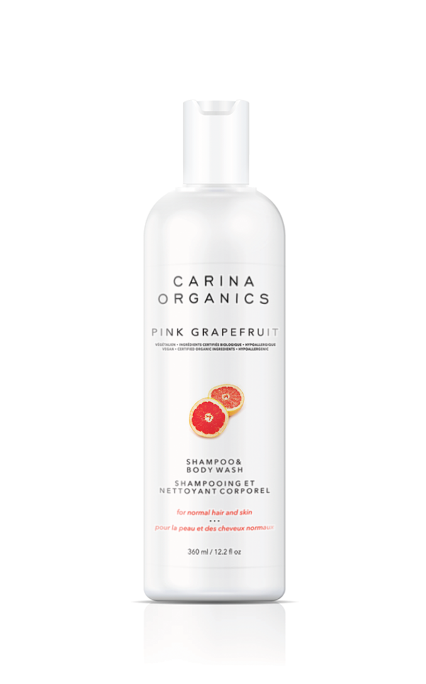 Pink Grapefruit Shampoo and Body Wash - Carina Organics
