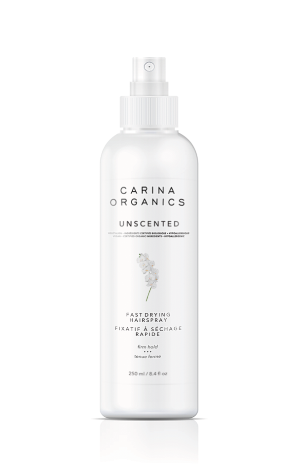 Unscented Fast Drying Hairspray - Carina Organics
